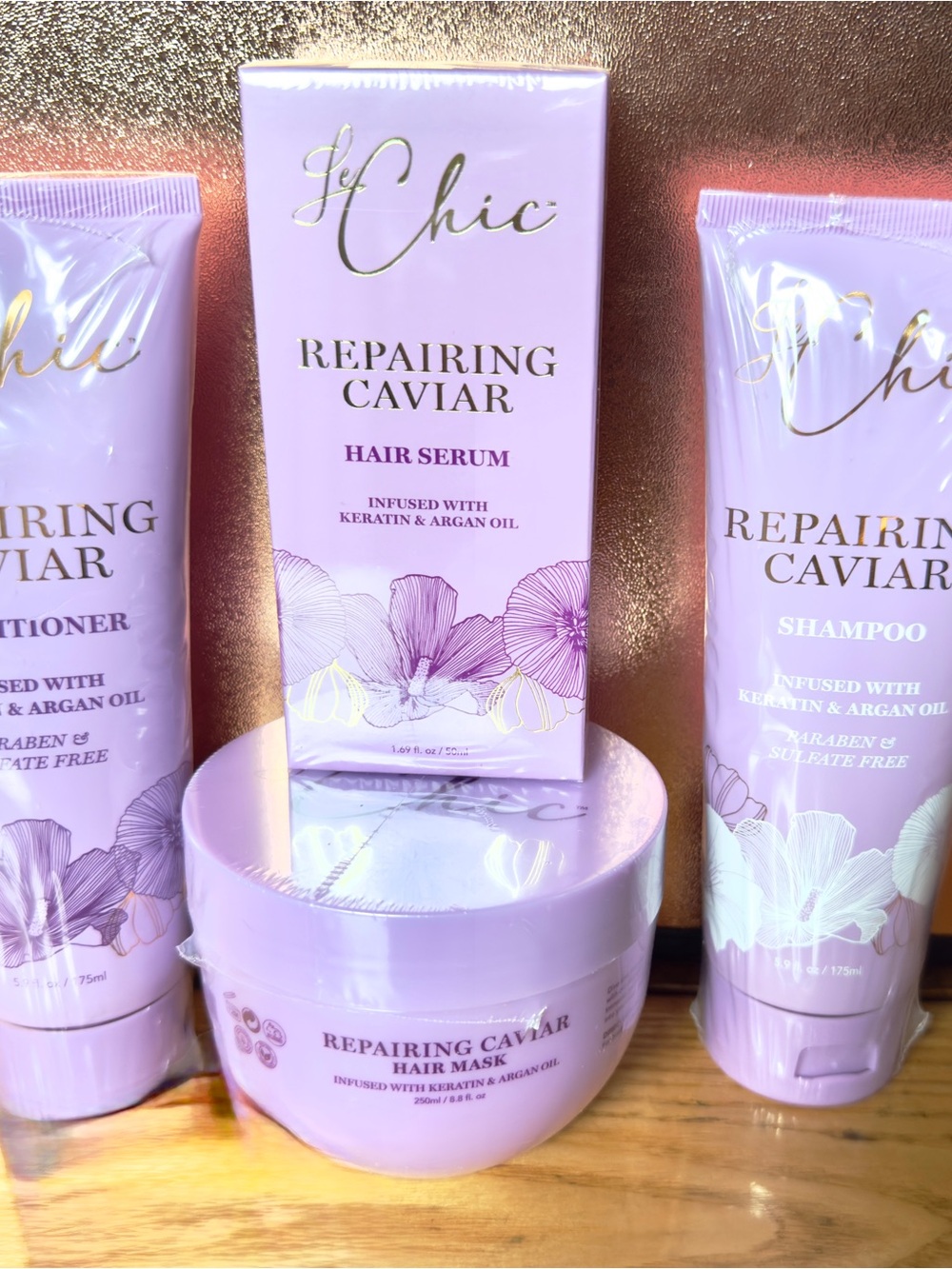 Le Chic complete professional hair care bundle- 4 items!